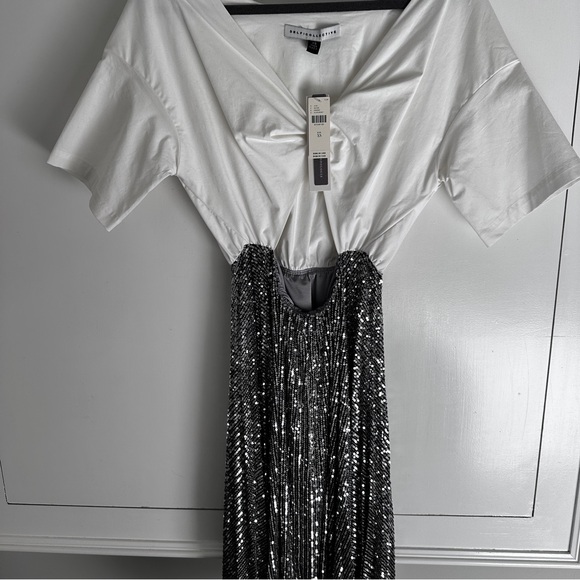 black halo black and white dress Black Halo | Dresses | Black Halo Colorblock Dress